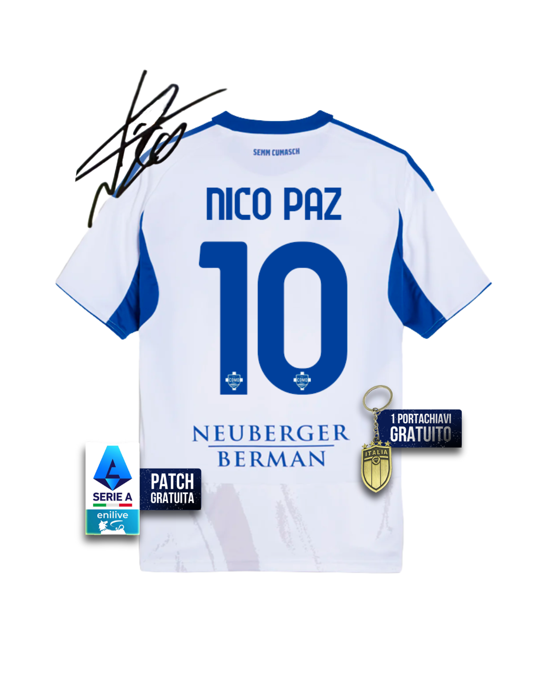 #10 NICO PAZ Maglia Away 25/26